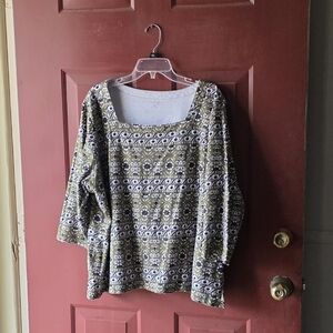 Patterned Women's Top